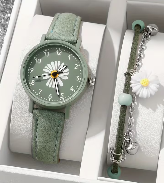 ساعة وردة — Warda Watch | السوار هدية 🎁